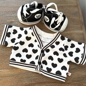 Build-a-bear brand new shoes and top
